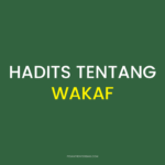 Hadits Tentang Wakaf
