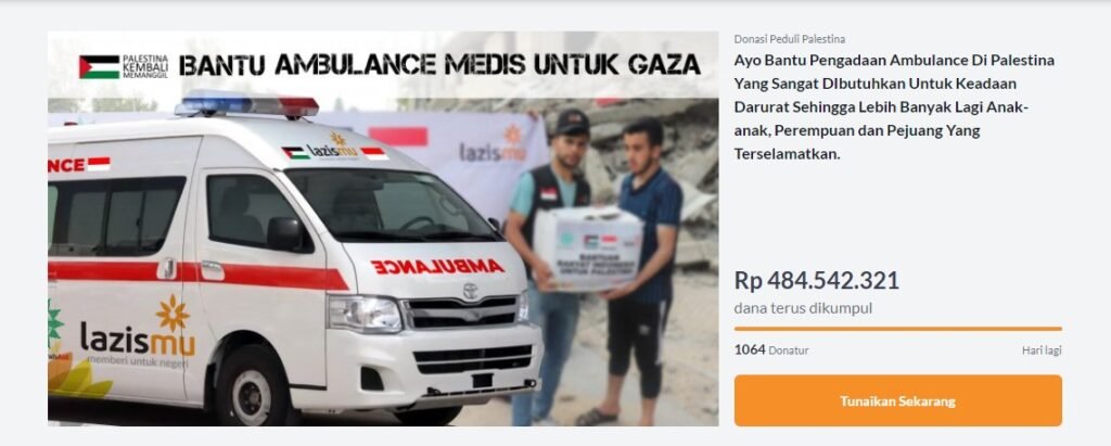 Donasi Palestina Lazismu