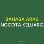 BAHASA ARAB ANGGOTA KELUARGA