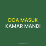 DOA MASUK KAMAR MANDI