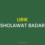 LIRIK SHOLAWAT BADAR