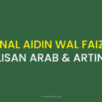 MINAL AIDIN WAL FAIZIN
