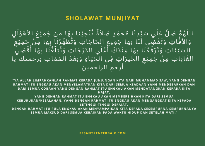 Sholawat Munjiyat