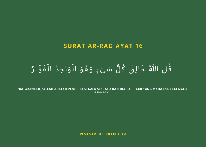 Surat Ar-Rad Ayat 16