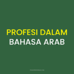profesi dalam bahasa arab