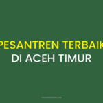 Rekomendasi Pesantren Terbaik di Aceh Timur