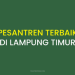 Rekomendasi Pesantren Terbaik di Lampung Timur