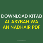 Download Kitab Al Asybah wa An Nadhair PDF